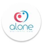 alone patients app android application logo